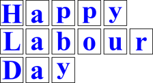 Happy Labour Day Banner